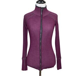 Athleta Giant Slalom Thumb Hole Zip Sweater XXS